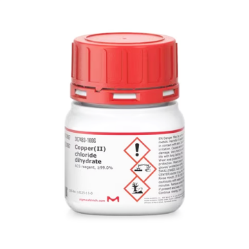 Sigma Aldrich 307483 Copper(II) chloride dihydrate ACS reagent, ≥99.0% 100 gr