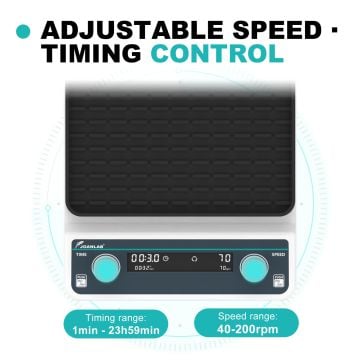 JOANLAB OS-20F Sabit Çalışma Plakalı Sallanan Çalkalayıcı 40...  200 rpm / 2 kg / 20 mm