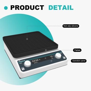 JOANLAB OS-20F Sabit Çalışma Plakalı Sallanan Çalkalayıcı 40...  200 rpm / 2 kg / 20 mm