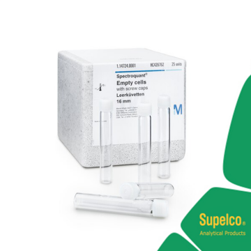 Merck 114724 Empty cells 16 mm with screw caps Spectroquant® 25 Units