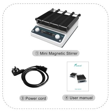 JOANLAB OS-20Pro Sabit Çalışma Plakalı Dijital Dairesel Sallanma Hareketli Çalkalayıcı 40...  200 rpm / 5 kg / 20 mm