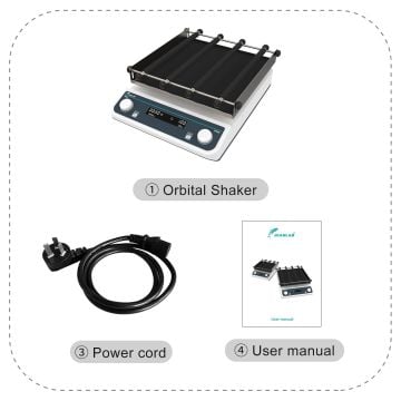 JOANLAB OS-40Pro Sabit Çalışma Plakalı Dairesel Sallanma Hareketli Çalkalayıcı 40...  200 rpm / 5 kg / 20 mm