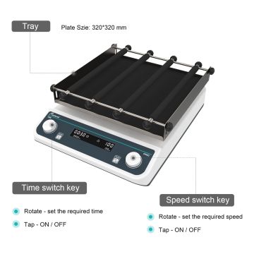 JOANLAB LS-40Pro Sabit Çalışma Plakalı Dijital Doğrusal ve Piston Sallanma Hareketli Çalkalayıcı 40...  200 rpm / 5 kg / 20 mm