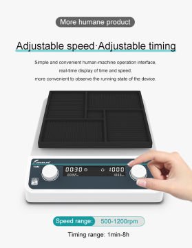 JOANLAB VM-600 Mikro Plaka Osilatörü 500... 2000 rpm / 3 mm