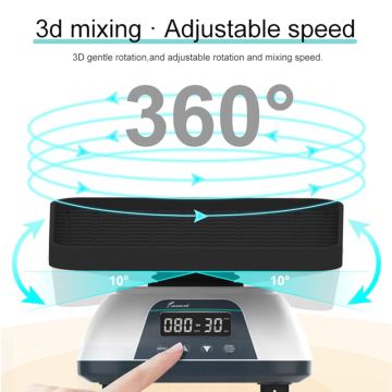 JOANLAB SK-3D Osilatör Çalkalayıcı 10... 80 rpm / 10° / 0,8 kg