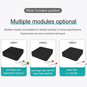 JOANLAB VM-600Max Çok Tüplü Vorteks Karıştırıcı 1500... 3000 rpm / 4 mm