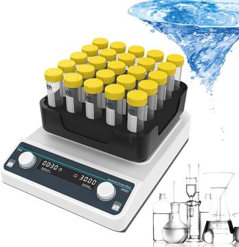 JOANLAB VM-600Max Çok Tüplü Vorteks Karıştırıcı 1500... 3000 rpm / 4 mm
