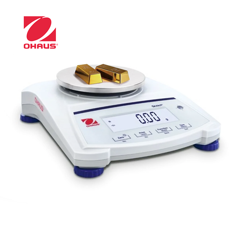 OHAUS SJX622M Hassas Terazi 620 gr / 0.01 gr / ∅120 mm Alım Satımda Kullanılabilir