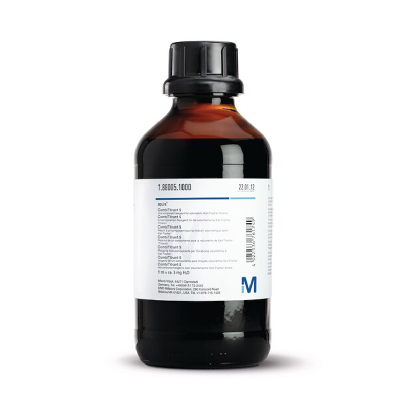 Merck 188002 Combititrant 2 One Component Reagent For Volumetric Karl Fischer Titration 1 ml Ca. 2 Mg H₂O Aquastar®   1 L