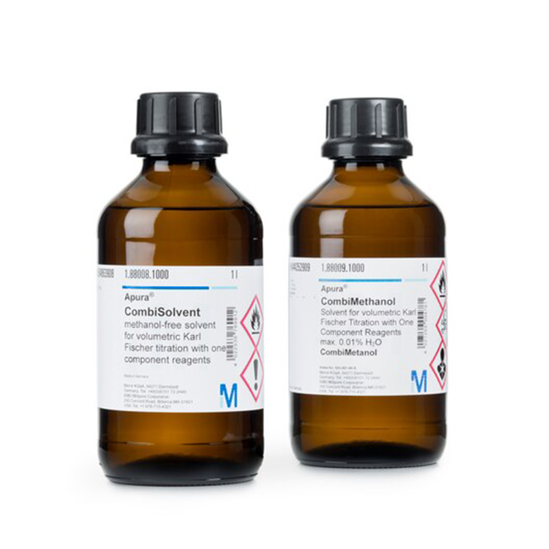 MERCK 188009 CombiMethanol Solvent for volumetric Karl Fischer titration with one component reagents max. 0.01% H₂O Aquastar®  1 L