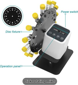 JOANLAB RM0-80 Dairesel Rotatör 20... 80 rpm / 40°-80° Santrifüj ve Kan Tüpleri için