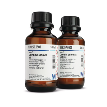 Merck 109255 CombiCoulomat frit Karl Fischer reagentfor the coulometric water determinationfor cells with diaphragm Aquastar®  500 mL