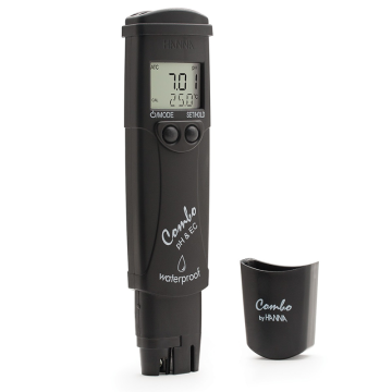 Hanna HI98129 Combo Cep Tipi pH / İletkenlik Ölçer  Waterproof 0.00... 14.00 pH / 0... 3999 µS/cm