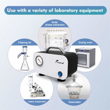 JOANLAB VP-15L Vakum Pompası Yağsız Diyafram Tip 0.08 mPa / 15 L/dk