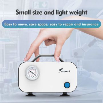 JOANLAB VP-30L Vakum ve Basınç Pompası Yağsız Diyafram Tip 0.085 mPa / 30 L/dk