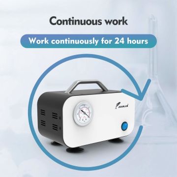 JOANLAB VP-30L Vakum ve Basınç Pompası Yağsız Diyafram Tip 0.085 mPa / 30 L/dk