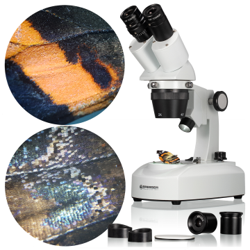 BRESSER Researcher ICD LED 20–80x Binoküler Stereo Mikroskop