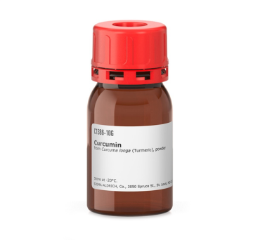 Sigma-Aldrich C1386 Curcumin from Curcuma longa (Turmeric), powder CAS No. : 458-37-7 5 gr