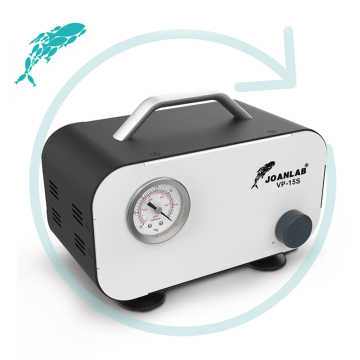 JOANLAB VP-15S Ayarlanabilir Vakum Pompası Yağsız Diyafram Tip 0.085 mPa / 0-15 L/dk(Kopya)