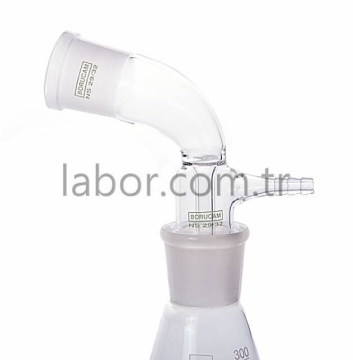 Borucam Vakum Adaptör 105°C Açılı E19/D19