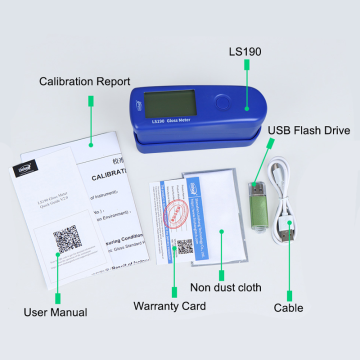 Linshang Technology LS190 Parlaklık Ölçer (Glossmetre) 60° 200 GU