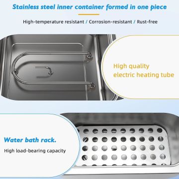 JOANLAB WB100-1F Su Banyosu RT +5... 99.9 °C / 16 x 16 x 13 cm / 300 W