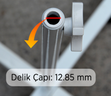 Tello 4 Tekerlekli Büyüteç Ayağı