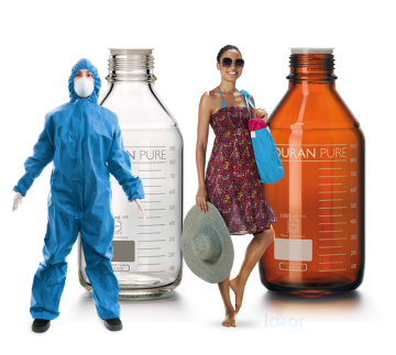 Duran® Pure Uv Korumalı Amber Şişe GL 45  20000 ml