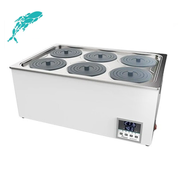 JOANLAB WB100-6F 6 Gözlü Su Banyosu RT +5... 99.9 °C / 40 x 30 x 13 cm / 1200 W