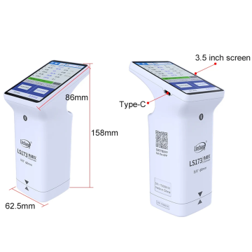 Linshang Technology LS173 D/8° Dokunmatik Ekranlı Renk Ölçer (Kolorimetre)