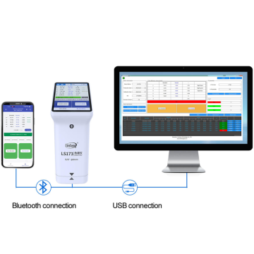 Linshang Technology LS173 D/8° Dokunmatik Ekranlı Renk Ölçer (Kolorimetre)