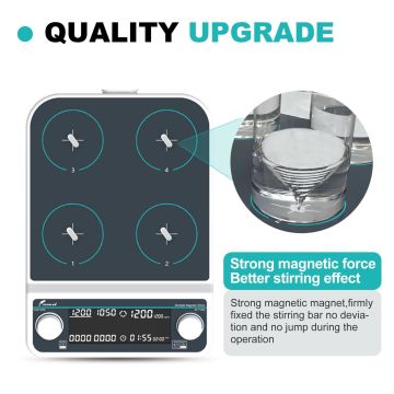 JOANLAB MMS9Pro 9 Bölmeli Manyetik Karıştırıcı 50... 1500 rpm / 9 x 500 mL