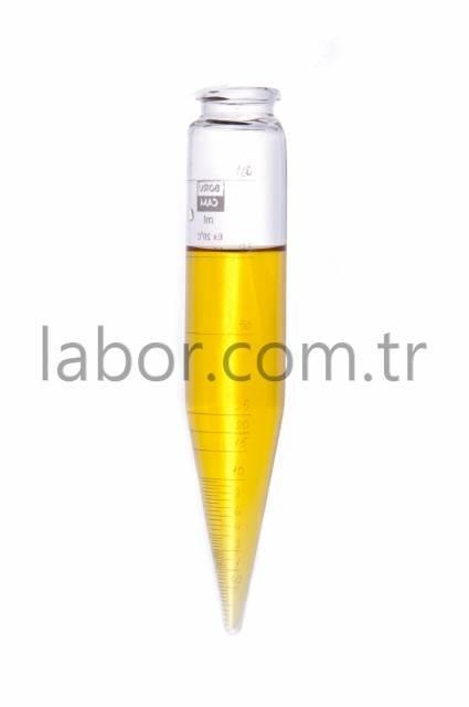 Borucam Konik Petrol Test Tüpü Kapaklı 100 ml