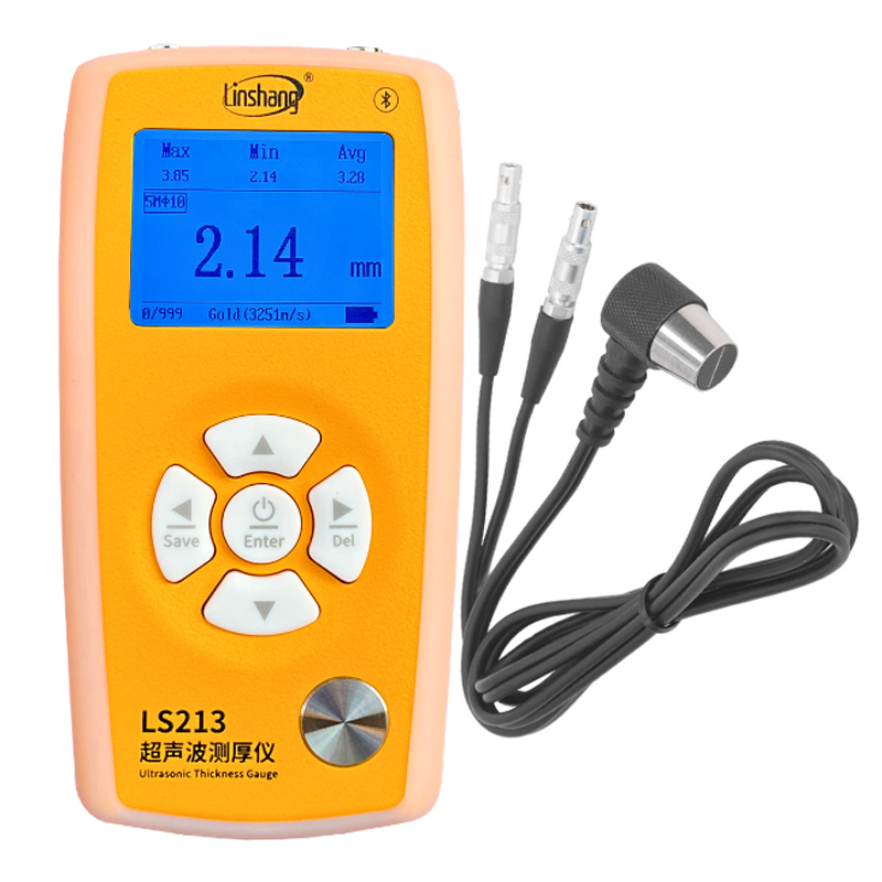 Linshang Technology LS213 Ultrasonik Kalınlık Ölçer 0.8 - 350 mm 1 L Ultrason Jeli ile