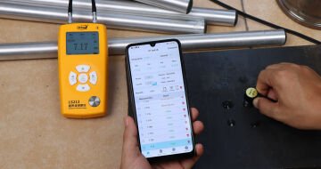 Linshang Technology LS213 Ultrasonik Kalınlık Ölçer 0.8 - 350 mm 1 L Ultrason Jeli ile