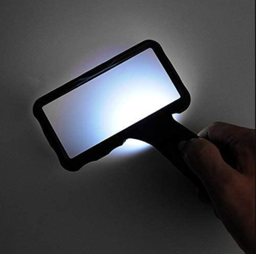 84026 Köşeli Mercekli Okuma Büyüteci