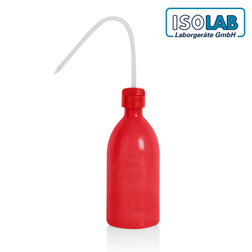 ISOLAB Piset - P.E - Dar Boyun - 500 ml - Kırmızı