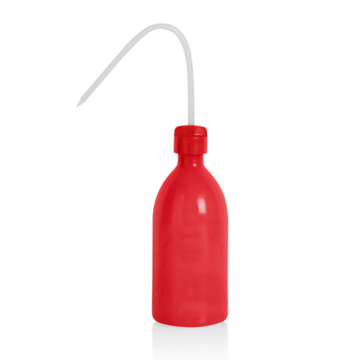 ISOLAB Piset - P.E - Dar Boyun - 500 ml - Kırmızı