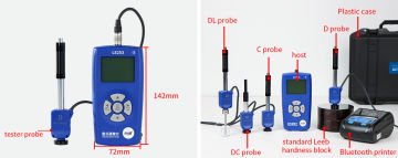 Linshang Technology LS253-C Prob ile Leeb Sertlik Ölçer Sert Kaplama ve Küçük/İnce Bileşenler için
