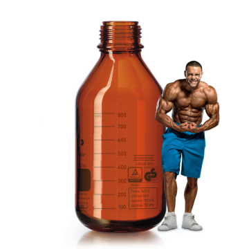 Duran®  Pressure Plus+ Uv Basınca Dayanıklı Uv Korumalı Şişe GL 45 100 ml