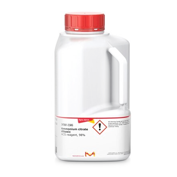 Sigma Aldrich 247561 Ammonium citrate dibasic ACS reagent, 98% 2.5 kg