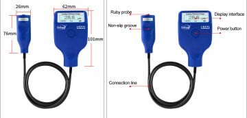 Linshang Technology LS221 Kaplama Kalınlığı Ölçer 0.0 - 5000 μm