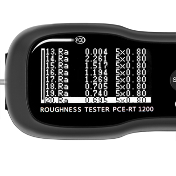 PCE RT1200 Pürüzlülük Ölçer (Profilometre) | Ra, Rz, Rq, Rt