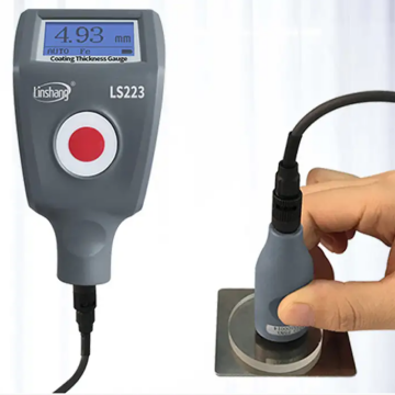 Linshang Technology LS223 Kaplama Kalınlığı Ölçer, Ölçüm aralığı: Demirli: 0.0- 5000 μm / Demirsiz: 0.0 - 3000 μm