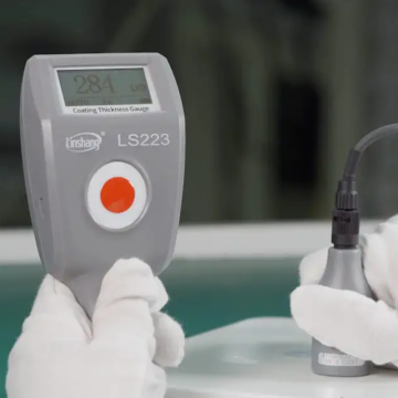 Linshang Technology LS223 Kaplama Kalınlığı Ölçer, Ölçüm aralığı: Demirli: 0.0- 5000 μm / Demirsiz: 0.0 - 3000 μm
