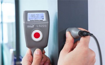 Linshang Technology LS223 Kaplama Kalınlığı Ölçer, Ölçüm aralığı: Demirli: 0.0- 5000 μm / Demirsiz: 0.0 - 3000 μm