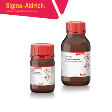 Sigma-Aldrich H7408 Hexadecylamine technical grade, 90% CAS No.: 143-27-1 100 gr