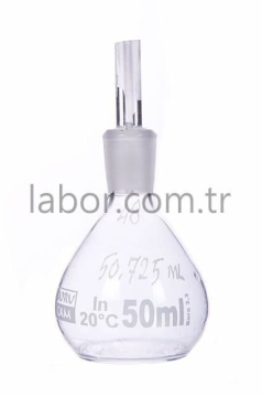 Borucam Kalibreli Piknometre Armudi 50 ml