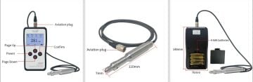 Linshang Technology LS225+F500 Kaplama Kalınlığı Ölçer 10 μm'nin Altındaki Ultra İnce Kaplamalar için