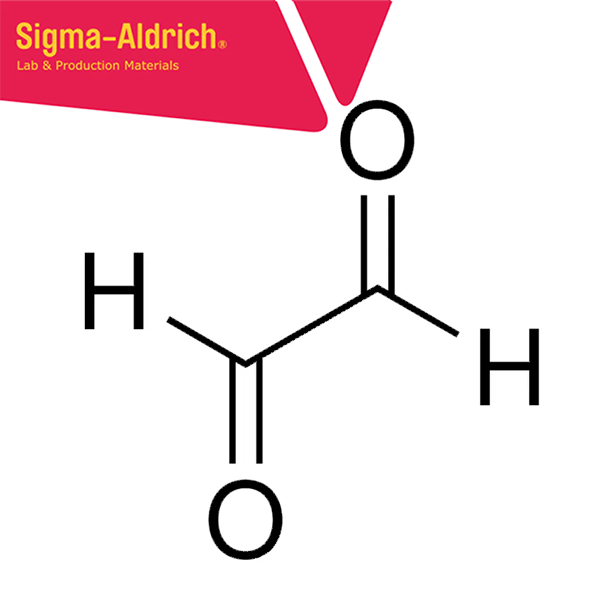 Sigma-Aldrich 128465 Glyoxal solution 40 wt. % in H2O CAS No.: 107-22-2 3 kg